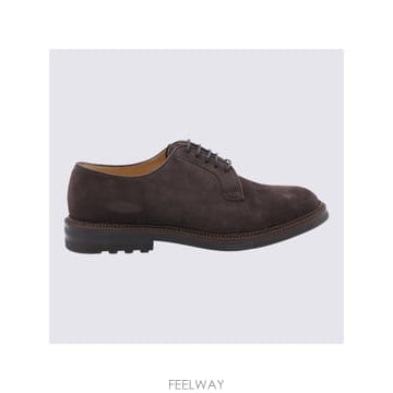 인더샵 BRUNELLO CUCINELLI 브루넬로 쿠치넬리 브라운 레이스업 슈즈