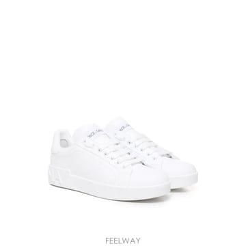 26FW 돌체앤가바나 카프스킨 포르토피노 스니커즈 CK1544 A106580001 BIANCO