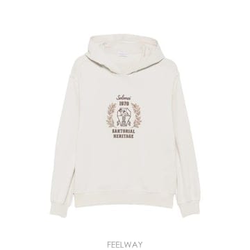 26FW 브루넬로 쿠치넬리 후드 티셔츠 MN05NB2X09 C9443 NEUTRALS