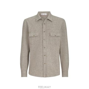 Brunello Cucinelli 26FW ���ڷ� ��ġ�ڸ� ���� M3600276 C9756 GREY26FW ���ڷ� ��ġ�ڸ� ���� M3600276 C9756 GREY