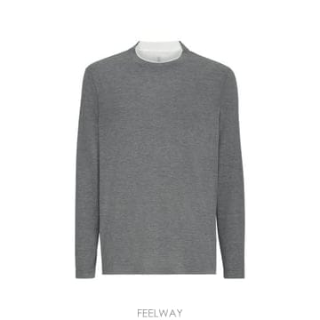 26FW 브루넬로 쿠치넬리 탑 MH8367433 CWD40 GREY