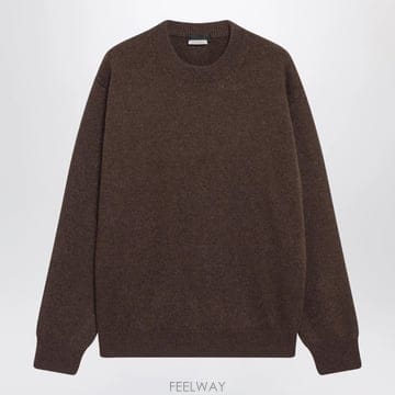 26 F/W 프라다 크루넥 스웨터 인 COCOA 리사이클 캐시미어 U B0052531629
