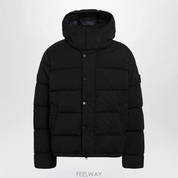 26 F/W 스톤 아일랜드 고스트 블랙 다운 자켓 인 립스탑 울 S1 B0052531638
