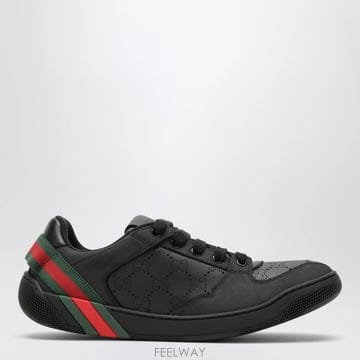 26 F/W 구찌 블랙 레더 스크리너 스니커즈 A006VDAAHAV- B0052531644