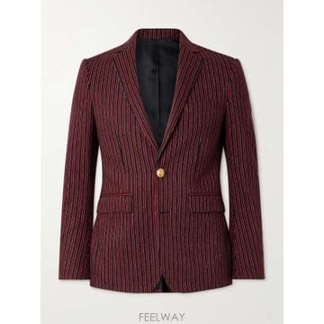25 F/W 셀린느 엠브로이드 스트라이프 울 & LYCRABLEND  B0081661093