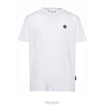 Philipp Plein 26FW �ʸ� �÷��� ���� Ƽ���� AAECMTK8740 PJY002N01 WHITE26FW �ʸ� �÷��� ���� Ƽ���� AAECMTK8740 PJY002N01 WHI