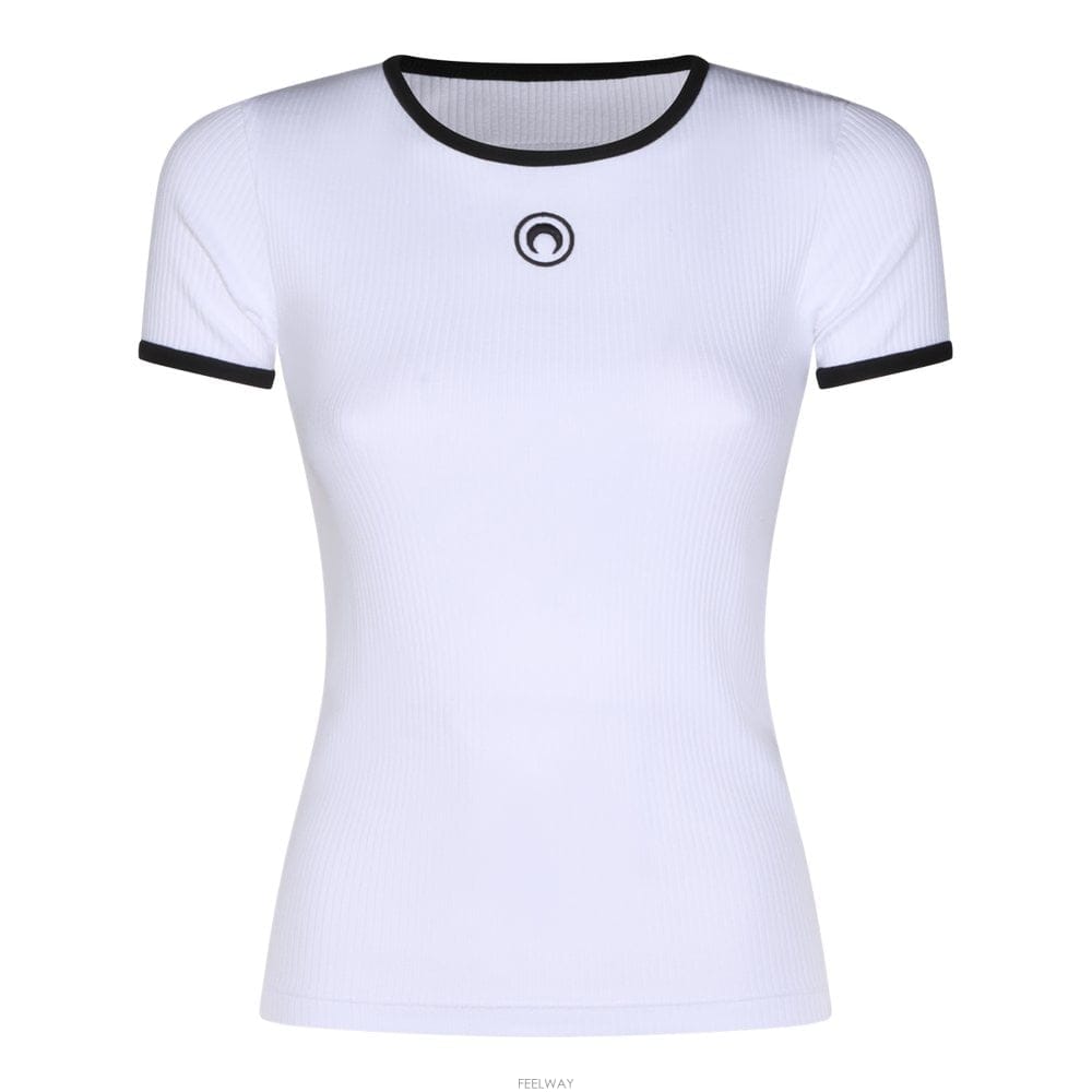 Marine Serre ���� ���� ȭ��Ʈ ��ư������ Ƽ���� WTT012ACJER0125WH B0482515171���� ���� ȭ��Ʈ ��ư������ Ƽ���� WTT012ACJER0125WH B