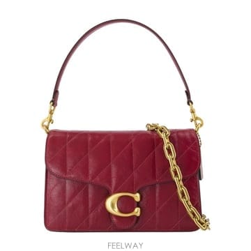 26 F/W 코치 퀼팅 GLAZED 체인 타비 숄더 백 COACH 레 B0732506260