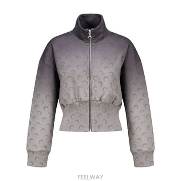 26 F/W 마린 세르 페이드 문 맨투맨 마린 SERRE 코튼 그레이 B0732511656