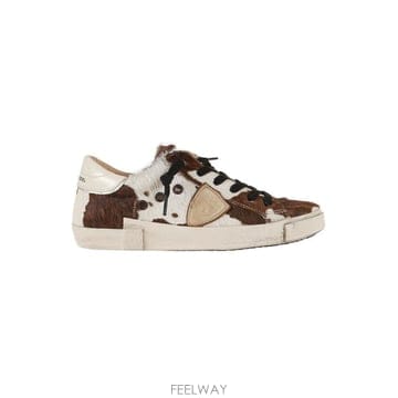 26FW 필립모델 스니커즈 PRLD AV01 AV01 ANIMALIER VACHE BLANC BRUN