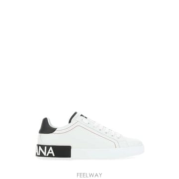 Dolce&Gabbana 26FW ��ü�ذ��ٳ� ī����Ų ���� �������ǳ� ����Ŀ�� CS2216AH526 89697 WHITE BLACK26FW ��ü�ذ��ٳ� ī����Ų ���� �������ǳ� ����Ŀ�� CS