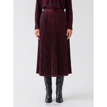 26 F/W 버버리 플리트 울 미디 스커트 8133212C6645 B0022531884