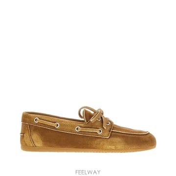 26 F/W 미우미우 스웨이드 레더 DECK 슈즈 5D123EFD00 B0132358793