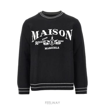 26 F/W MM6 메종 마르지엘라 레디 WHEN 원 엠브로이드 스웨 B0132363068