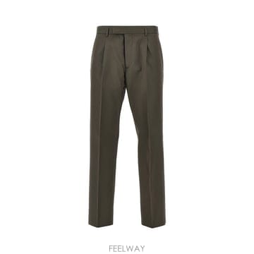 26 F/W 제냐 울 & 코튼 플리트 팬츠 TP60001 B0132514526