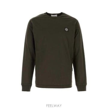 26FW 스톤 아일랜드 패치 슬림핏 롱슬리브 티셔츠 L2S152100031S0013 V0078 Green
