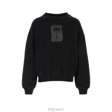 Palm Angels 26FW �ʾ����� �ĵ� Ƽ���� PAMBA004FL006 1009 Black26FW �ʾ����� �ĵ� Ƽ���� PAMBA004FL006 1009 Black