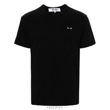 Comme des Garcons �׶�����Ÿ �ؿ� �ĵ������� ���� BLACK HEART COTTON Ƽ���� AXT0641�׶�����Ÿ �ؿ� �ĵ������� ���� BLACK HEART COTTON Ƽ