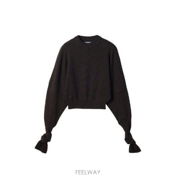 Jacquemus �׶�����Ÿ �ؿ� ��ũ���� ���� WOOL CREWNECK ������ SWW00647AK00282880�׶�����Ÿ �ؿ� ��ũ���� ���� WOOL CREWNECK ������ SWW