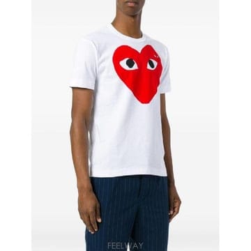 Comme des Garcons �׶�����Ÿ �ؿ� �ĵ������� ���� RED HEART COTTON Ƽ���� AXT0261�׶�����Ÿ �ؿ� �ĵ������� ���� RED HEART COTTON Ƽ��