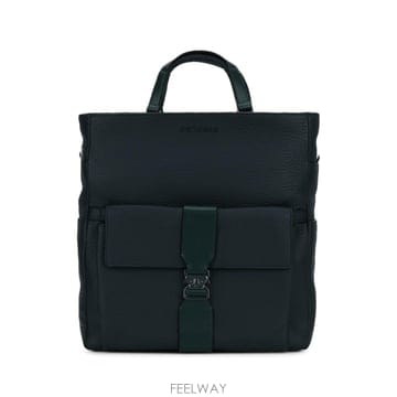 피콰드로 토트 CON PORTABILITA A 백팩 IN 가죽 CA7265W151BLUVE TP5824225