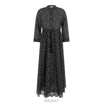 토리 버치 원피스 MANICA LUNGA NERO POIS 185270008 TP582423682