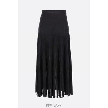 Alaia [E32]�˶��̾� AA9J2582K219D995 ���� ��ĿƮ ġ�� ALAIA long pleated skir[E32]�˶��̾� AA9J2582K219D995 ���� ��ĿƮ ġ�� ALAIA 