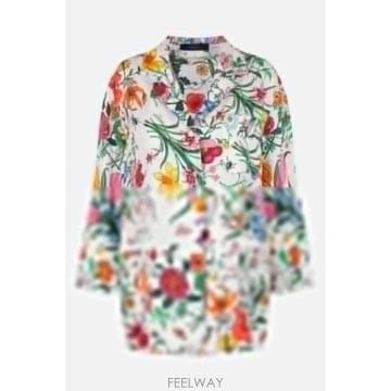GUCCI [E32]���� 875560ZAUU89413 ���� ���� ����콺 GUCCI twill shirt with Gu[E32]���� 875560ZAUU89413 ���� ���� ����콺 GUCCI twi
