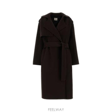 [X45]카이트 6163547W547 950 여성 코트 하프 롱 트렌치 오버코트 코트자켓 Dark brown