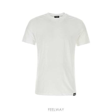 Dsquared2 [X45]DSQUARED D9X3C5120 100 ���� Ƽ���� �μҸ� ž White cotton t shir[X45]DSQUARED D9X3C5120 100 ���� Ƽ���� �μҸ� ž Whit