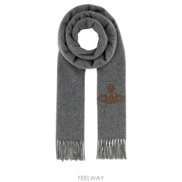 [X45]비비안웨스트우드 8103015IW01PE P401 여성 스카프 목도리 머플러 Grey wool sc