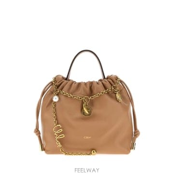 [X45]끌로에 CH26SP126R12 26X 여성 토트백 쇼퍼백 탑핸들백 핸드백 Skin pink leat