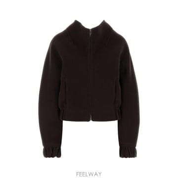 [X45]카이트 6252547W547 950 여성 자켓 베스트 다운베스트 질렛 Dark brown wool
