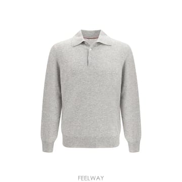 Brunello Cucinelli [K68]���ڷ� ��ġ�ڸ� M2200295 CK773 ���� ���� ���ɼ��� Cashmere knit Polo[K68]���ڷ� ��ġ�ڸ� M2200295 CK773 ���� ���� ���ɼ�