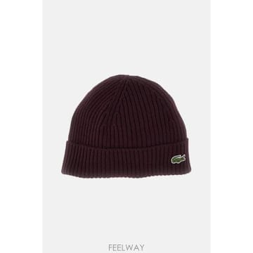LACOSTE [G95]���ڽ��� RB00013KE ���� ���� ĸ ��Ŷ�� �䵵�� ��� �ٶ�Ŭ��� WOOL BEANIE[G95]���ڽ��� RB00013KE ���� ���� ĸ ��Ŷ�� �䵵�� ��