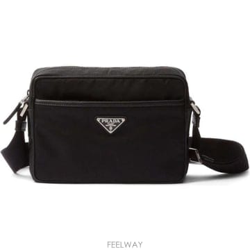 (당일) 26FW 프라다 리 나일론 앤 사피아노 블랙 숄더백 2VH048 2DMH F0002