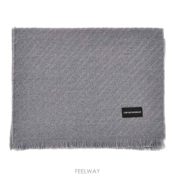 26 F/W 엠포리오 아르마니 자카드 울 스카프 EM007074U80 B0132358398