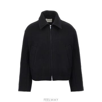 26 F/W 스튜디오 니콜슨 더블 집업 쇼츠 코트 1553BLACK B0132358575