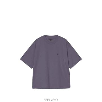 Carhartt 26FW Į��Ʈ WIP �������� ü���� Ƽ���� I030656 3RIXX SHADY PURPLE26FW Į��Ʈ WIP �������� ü���� Ƽ���� I030656 3RIXX S