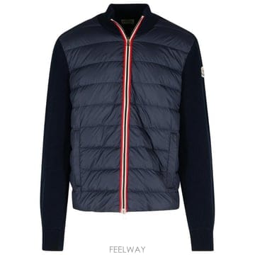 (해외배송) 몽클레어 Moncler 로고 패치 집업 카디건 K10919B00006M1367