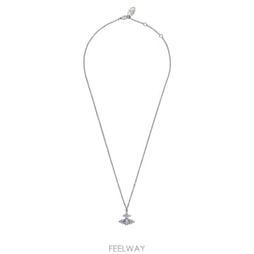 인더샵 Vivienne Westwood 비비안 웨스트우드 퍼플 목걸이