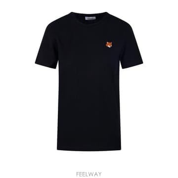 Maison Kitsune 26FW ����Ű���� ���� ��� ���ַ� ���� Ƽ���� PW00113KJ7026 P199 BLACK26FW ����Ű���� ���� ��� ���ַ� ���� Ƽ���� PW00113KJ