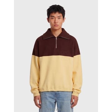 26 F/W 로에베 브라운 & 옐로우 코튼 스웨터 H526Y14KO9 B0022534002