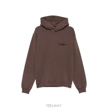26FW 자크뮈스 그로그랭 후드 티셔츠 HOM00247AJ00126 850 BROWN