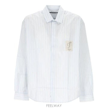 Jacquemus 26FW ��ũ���� ���� SHM00541AW00910 3ND STRIPE LOGO LIGHT BLUE WH26FW ��ũ���� ���� SHM00541AW00910 3ND STRIPE LOGO LIG