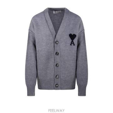 Ami 26FW �ƹ� ��Ʈ �ΰ� ��Ÿ���þ� V�� ����� UKC367 018 A273 GRIS CENDRE CHINE26FW �ƹ� ��Ʈ �ΰ� ��Ÿ���þ� V�� ����� UKC367 018 A