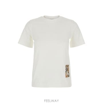 Burberry 26FW ������ üũ �� Ƽ���� 8104886B7078 White26FW ������ üũ �� Ƽ���� 8104886B7078 White