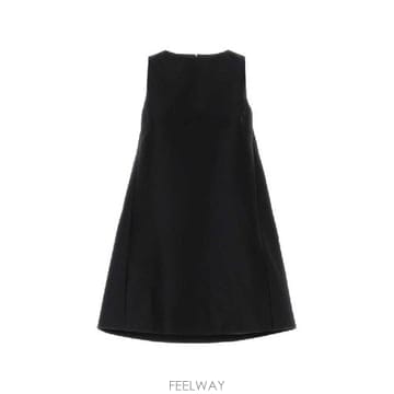 Balenciaga �׶�����Ÿ �ؿ� �߷��þư� ���� WOOL AND SILK A LINE DRESS A009P3TUT221000�׶�����Ÿ �ؿ� �߷��þư� ���� WOOL AND SILK A LINE D
