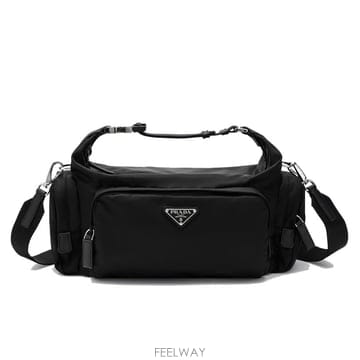 [비엔비명품관] PRADA 프라다 남성 리나일론 및 사피아노 숄더백 크로스백