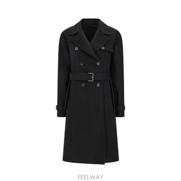 FENDI [W63]��� FF6208B1HE F0QA1 ���� ��Ʈ �ƿ��� ž Cappotto in lana nera[W63]��� FF6208B1HE F0QA1 ���� ��Ʈ �ƿ��� ž Cappott